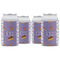 Happy Birthday Can Cooler (12 oz) - Set of 4 w/ Name or Text