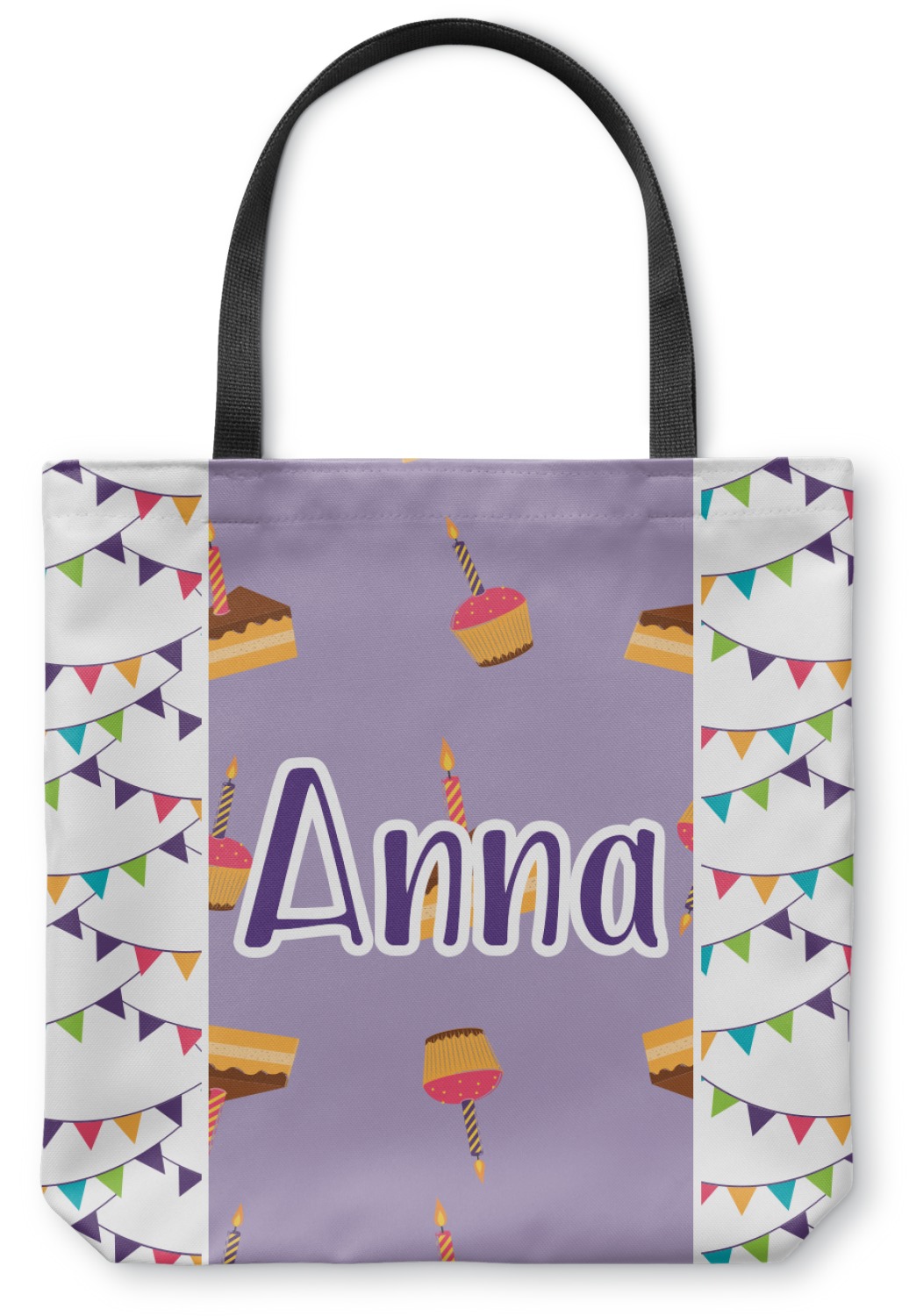 Happy Birthday Canvas Tote Bag – Reusable Natural Cotton Bag, Great For Gifts & Shopping - View #10