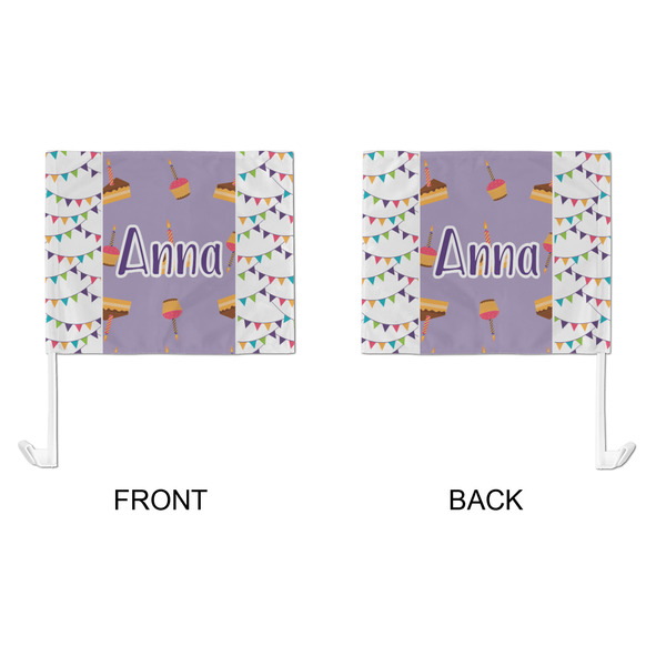 Happy Birthday Car Flag - Large - APPROVAL