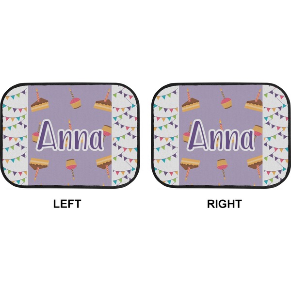 Happy Birthday Car Floor Mats (Back Seat) (Approval)
