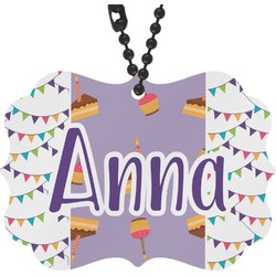 Happy Birthday Rear View Mirror Charm (Personalized)