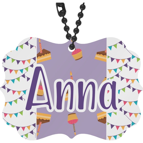 Custom Happy Birthday Rear View Mirror Decor (Personalized)