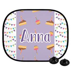 Happy Birthday Car Side Window Sun Shade (Personalized)