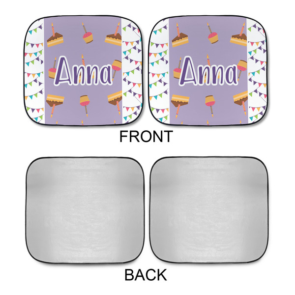 Happy Birthday Car Sun Shades - APPROVAL