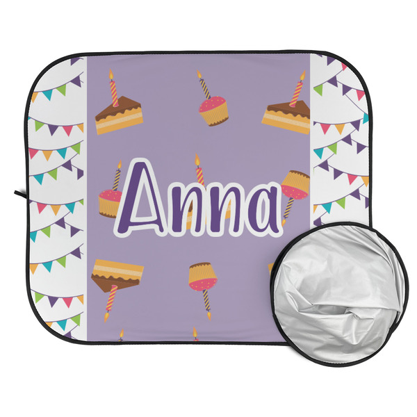 Happy Birthday Car Sun Shades - FOLDED & UNFOLDED