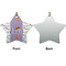 Happy Birthday Ceramic Flat Ornament - Star Front & Back (APPROVAL)