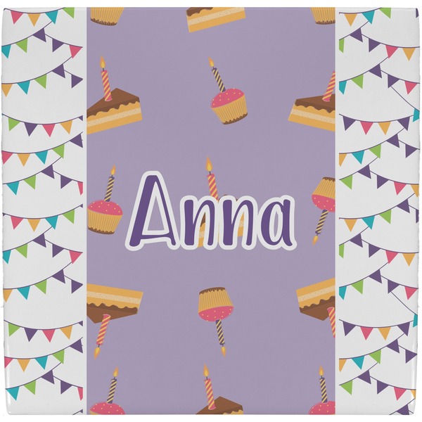 Custom Happy Birthday Ceramic Tile Hot Pad (Personalized)