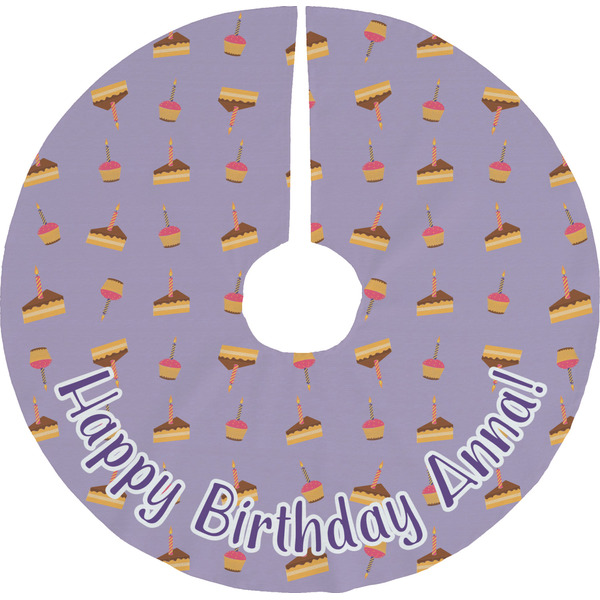Custom Happy Birthday Tree Skirt (Personalized)