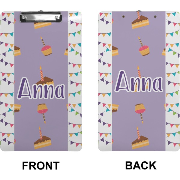 Happy Birthday Clipboard (Legal) (Front + Back)