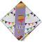 Happy Birthday Cloth Napkins - Personalized Dinner (Folded Four Corners)