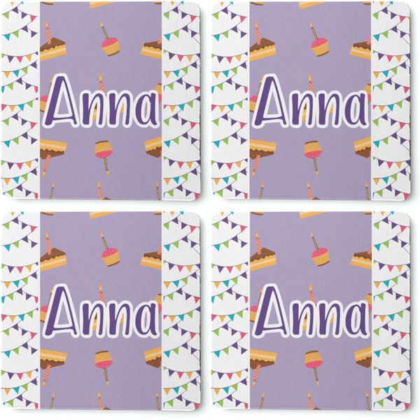 Happy Birthday Coaster Rubber Back - Apvl