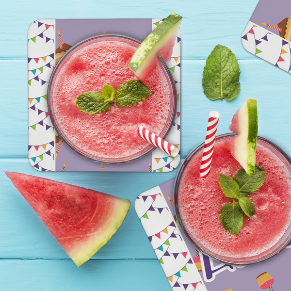 Happy Birthday Coaster Set - LIFESTYLE