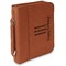 Happy Birthday Cognac Leatherette Bible Covers with Handle & Zipper - Main