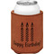 Happy Birthday Leatherette Can Sleeve - Single Sided (Personalized)