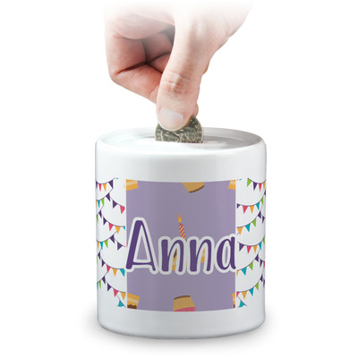 Happy Birthday Coin Bank (Personalized)