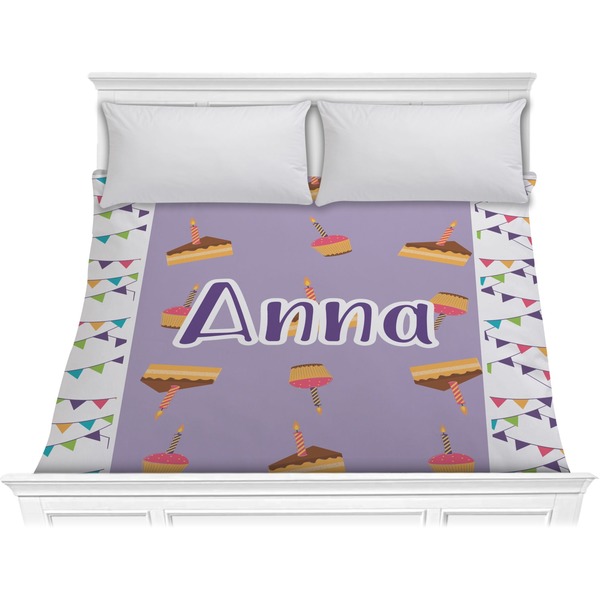 Custom Happy Birthday Comforter - King (Personalized)