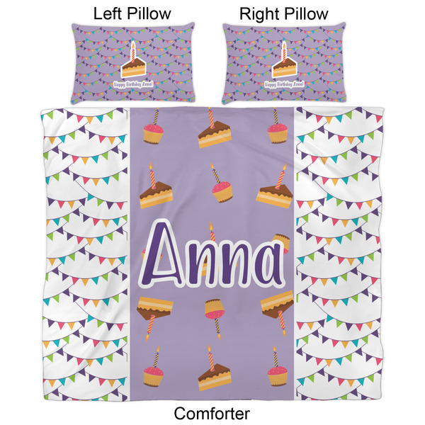 Happy Birthday Comforter Set - King - Approval