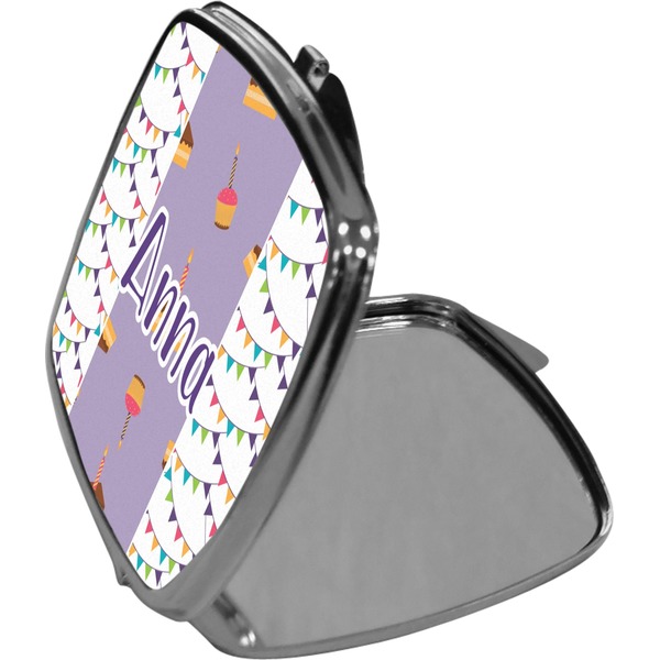 Happy Birthday Compact Mirror (Side View)