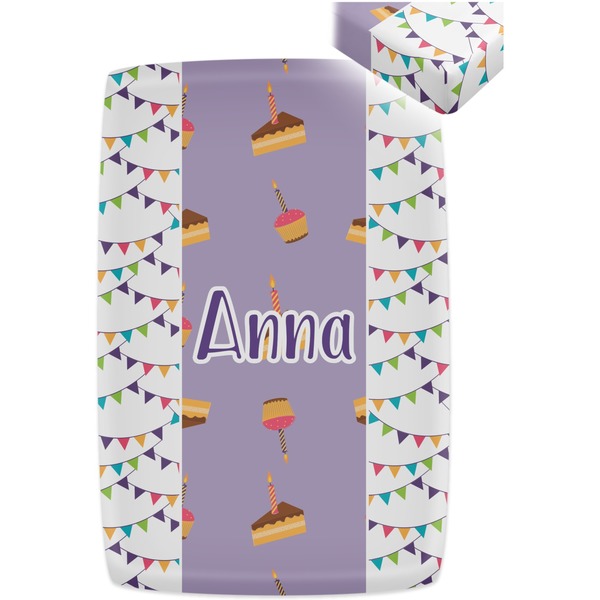 Happy Birthday Crib Fitted Sheet - Apvl