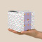 Happy Birthday Cube Favor Gift Box - On Hand - Scale View