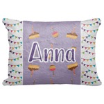 Happy Birthday Decorative Baby Pillowcase - 16"x12" (Personalized)