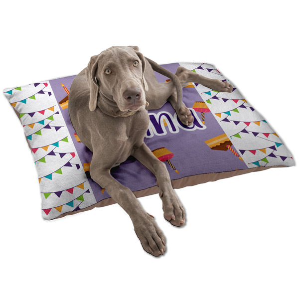 Custom Happy Birthday Dog Bed - Large w/ Name or Text