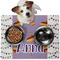 Happy Birthday Dog Food Mat - Medium LIFESTYLE
