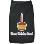Happy Birthday Black Pet Shirt - M (Personalized)