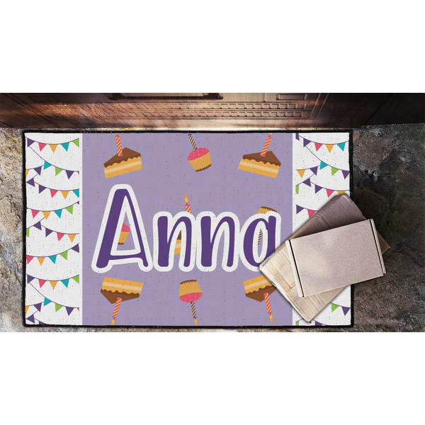 Happy Birthday Door Mat - LIFESTYLE (Lrg)