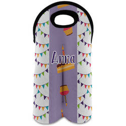 Happy Birthday Wine Tote Bag (2 Bottles) (Personalized)