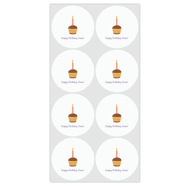 Happy Birthday Drink Topper - Medium - Set of 12