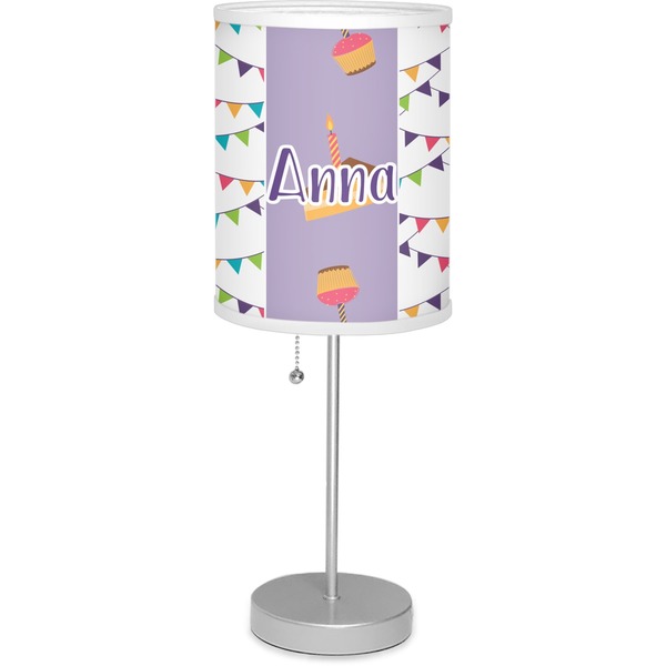 Custom Happy Birthday Lamp with Drum Shade (Personalized)