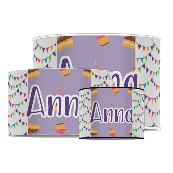 Happy Birthday Drum Lampshades - MAIN