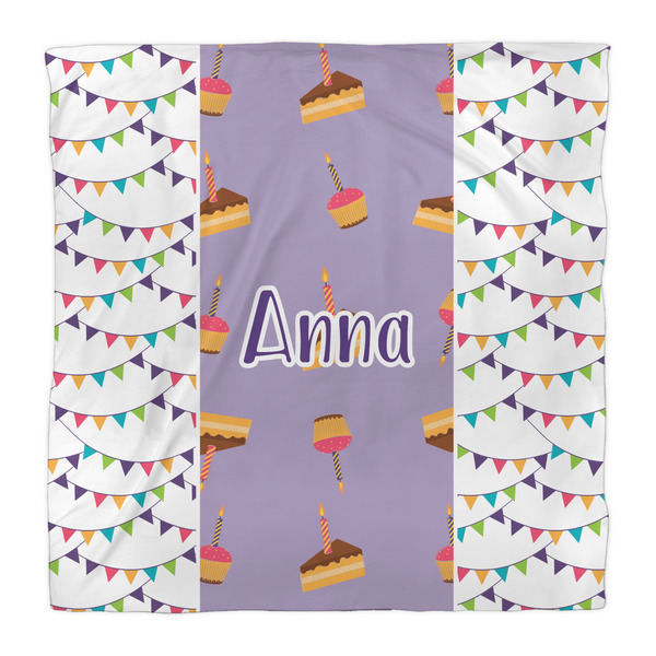 Happy Birthday Duvet Cover - Queen - Front