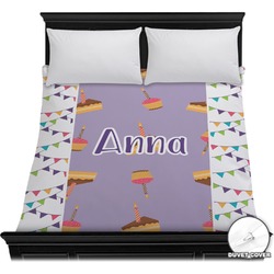 Happy Birthday Duvet Cover - Full / Queen (Personalized)