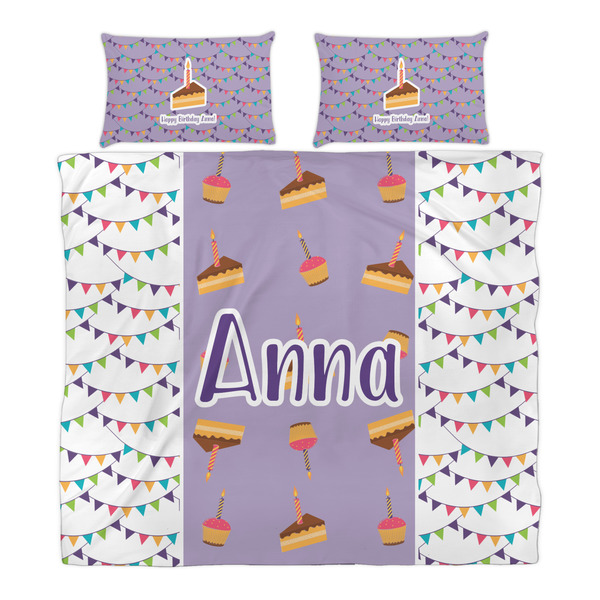 Happy Birthday Duvet Cover Set - King - Alt Approval