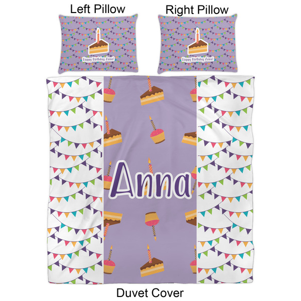 Happy Birthday Duvet Cover Set - Queen - Approval