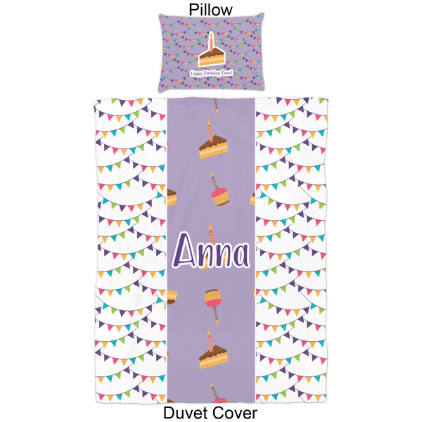 Happy Birthday Duvet Cover Set - Twin - Approval