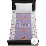 Happy Birthday Duvet Cover - Twin (Personalized)