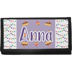 Happy Birthday Canvas Checkbook Cover (Personalized)