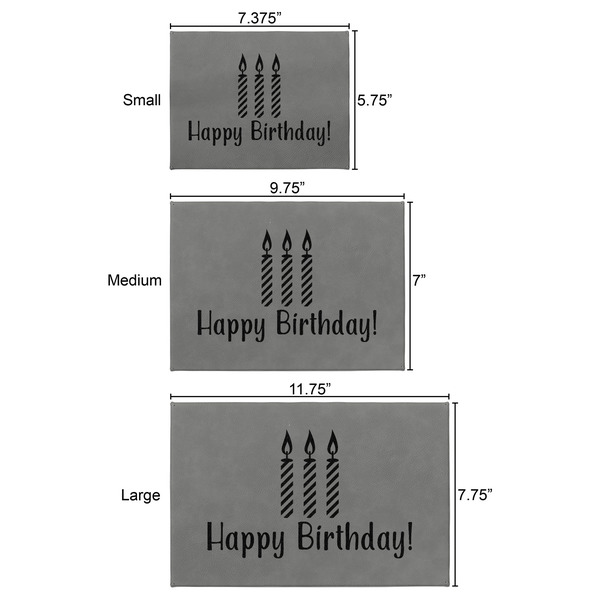 Happy Birthday Engraved Gift Boxes - All 3 Sizes
