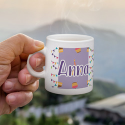 Happy Birthday Single Shot Espresso Cup - Single (Personalized)