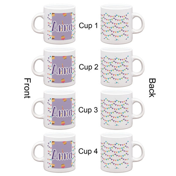 Happy Birthday Espresso Cup Set of 4 - Apvl