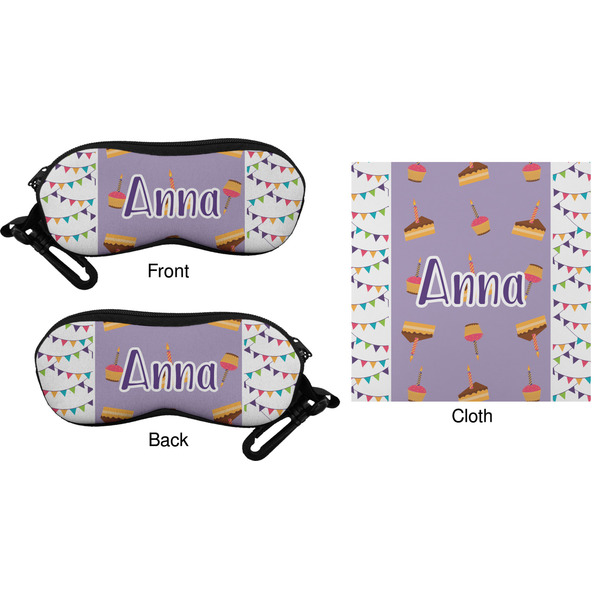 Happy Birthday Eyeglass Case & Cloth (Approval)