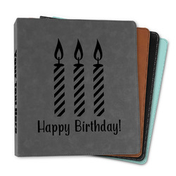 Happy Birthday Leather Binder - 1" (Personalized)