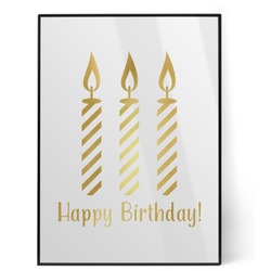 Happy Birthday Foil Print (Personalized)