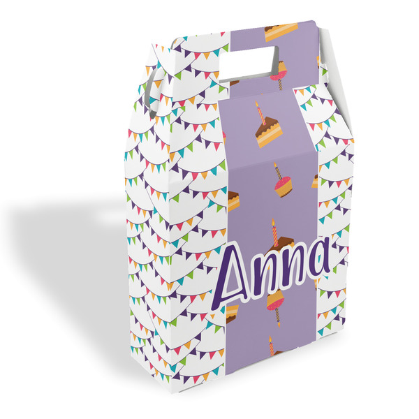 Custom Happy Birthday Gable Favor Box (Personalized)