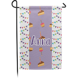 Happy Birthday Small Garden Flag - Single Sided w/ Name or Text