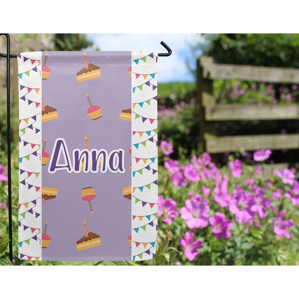 Happy Birthday Garden Flag - Outside In Flowers