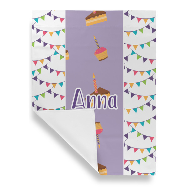 Happy Birthday Garden Flags - Large - Single Sided - FRONT FOLDED